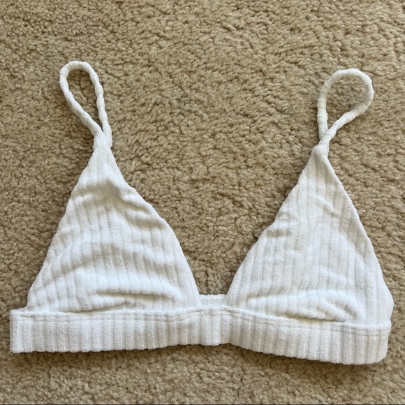 PacSun White Ribbed Bikini - Picture 4 of 12